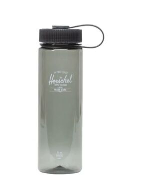 Herschel Supply Company Smoky Gray Water Bottle with Black Lid
